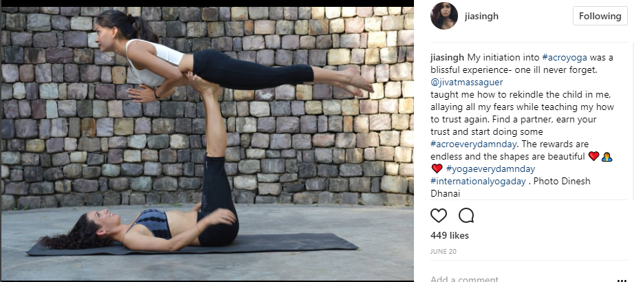 Top female fitness influencers in Yoga and nutrition