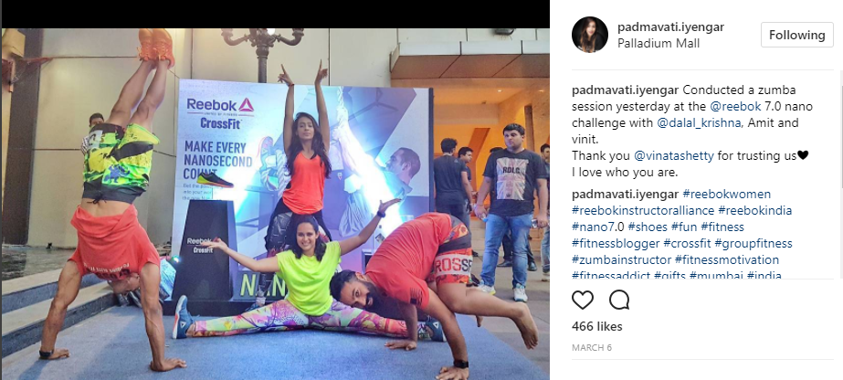 Zumba female fitness trainer in Bombay, India