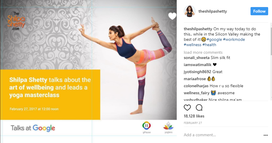 Celebrity female fitness trainer and top fitness influencer in India for Yoga and nutrition