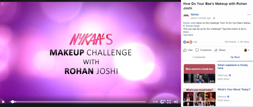 Nykaa campaign with Rohan Joshi