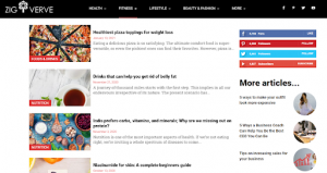 ‘ZigVerve’ a health and fitness blog run by Kishore Kumar a prominent health blogger.