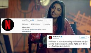 Radhika Apte provides great meme material for Netflix India